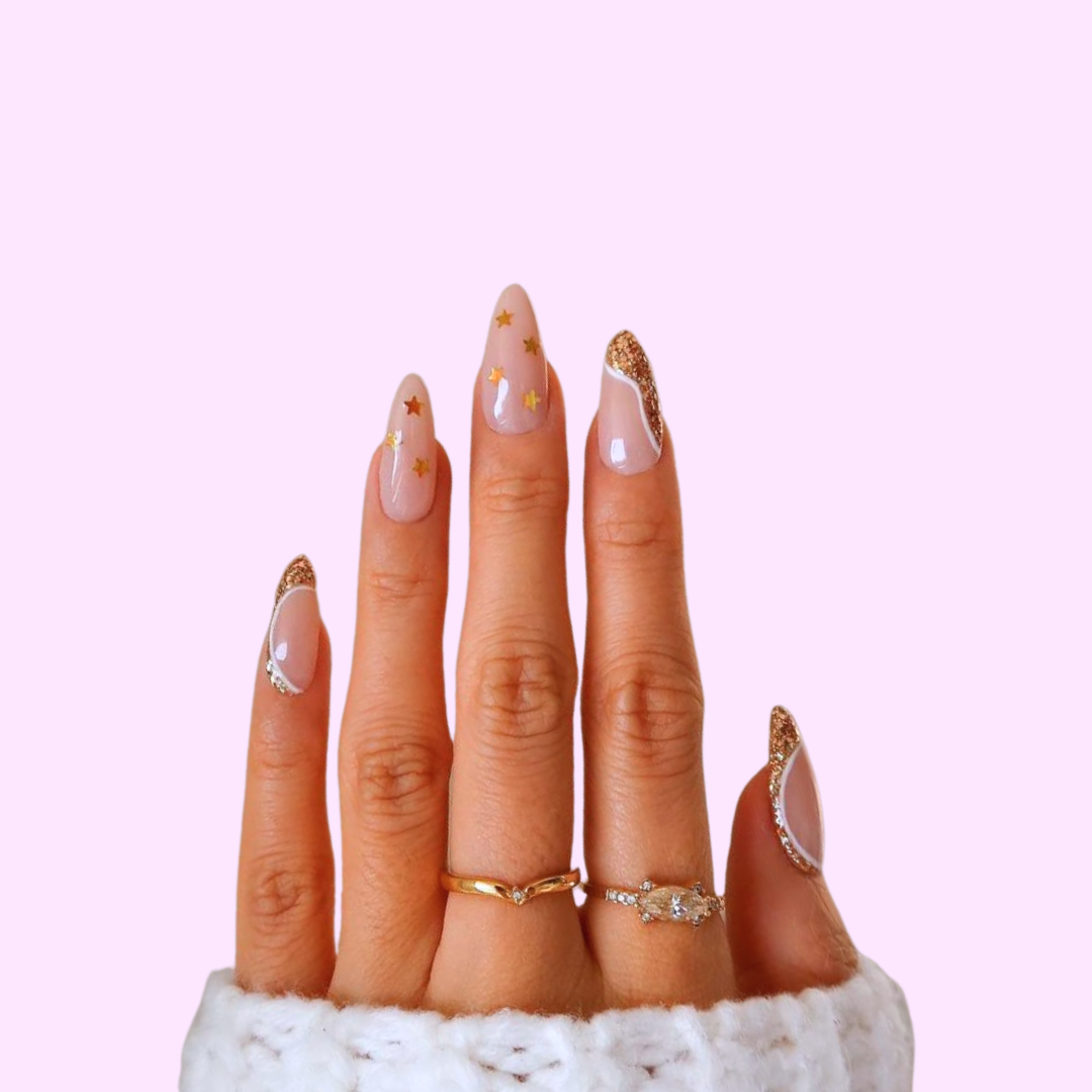 Zestaw żelowych naklejek na paznokcie